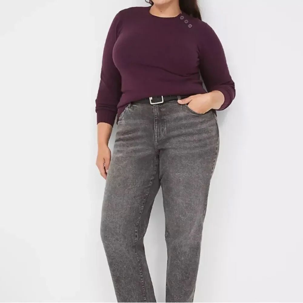 Lane Bryant Purple Sweater in Size 14/16